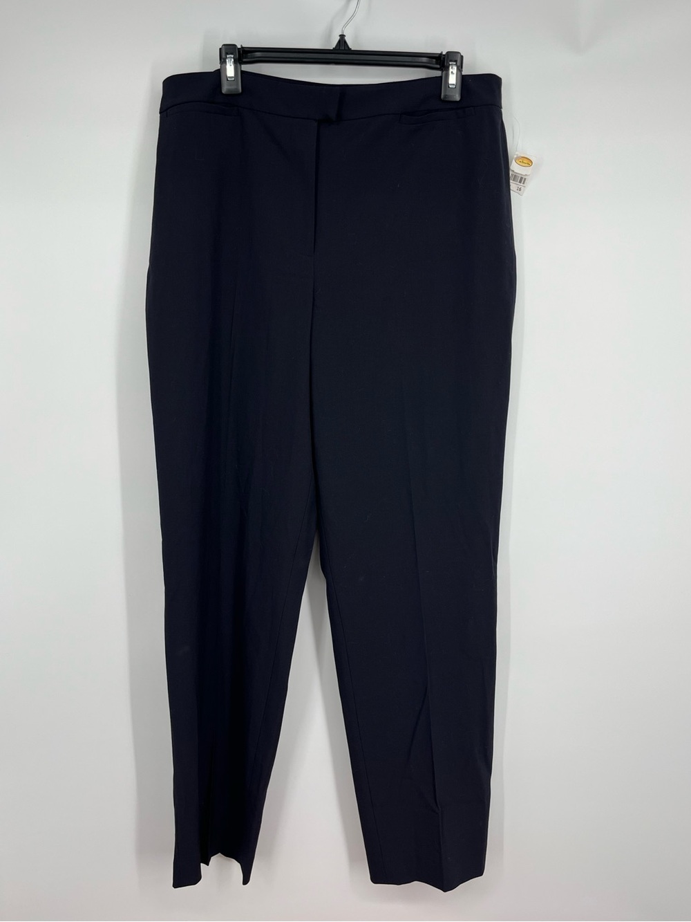 Talbots Black Straight-Leg Dress Trousers